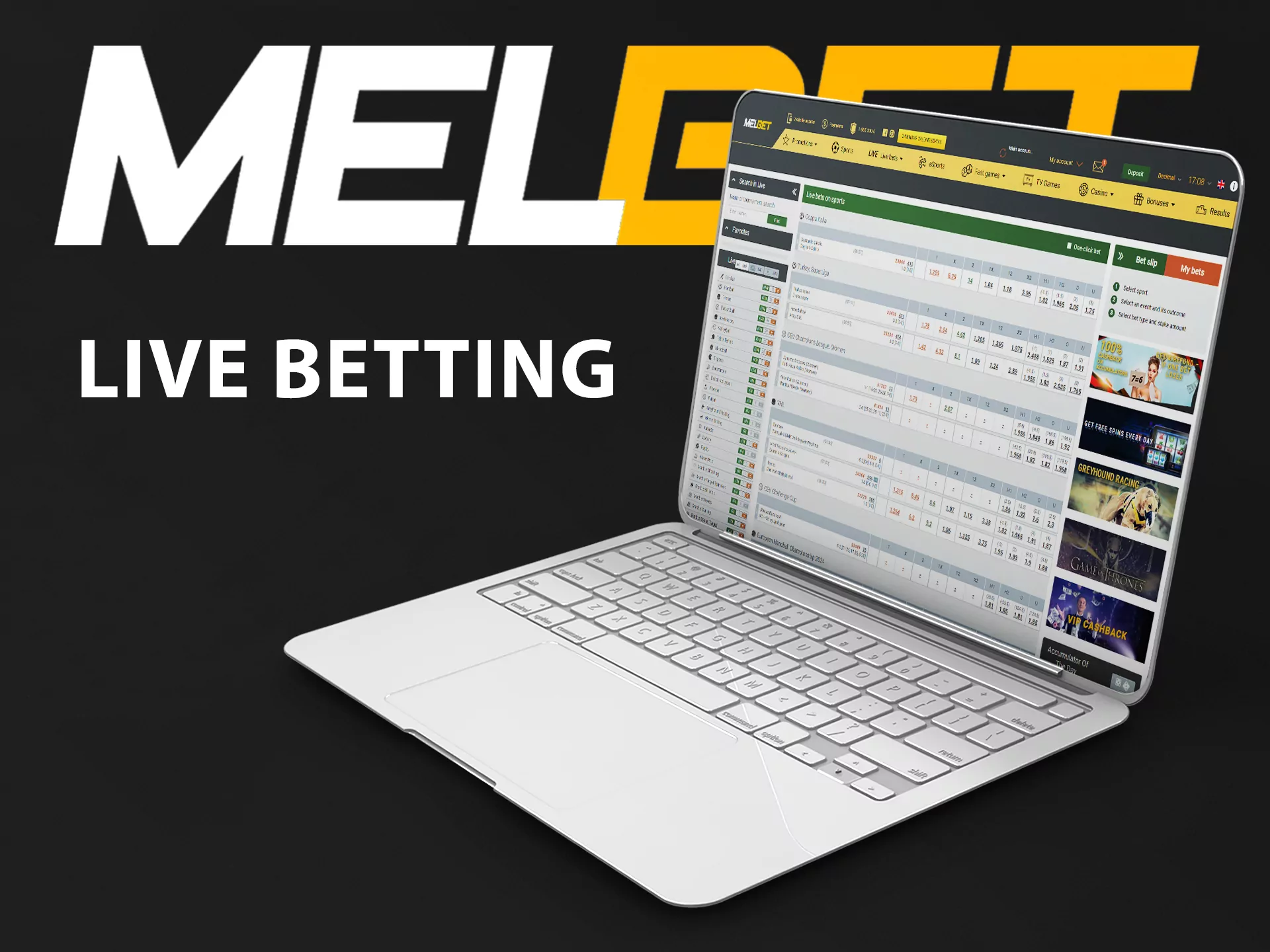 Live betting is an additional feature made by Melbet for sports and esports betting users.