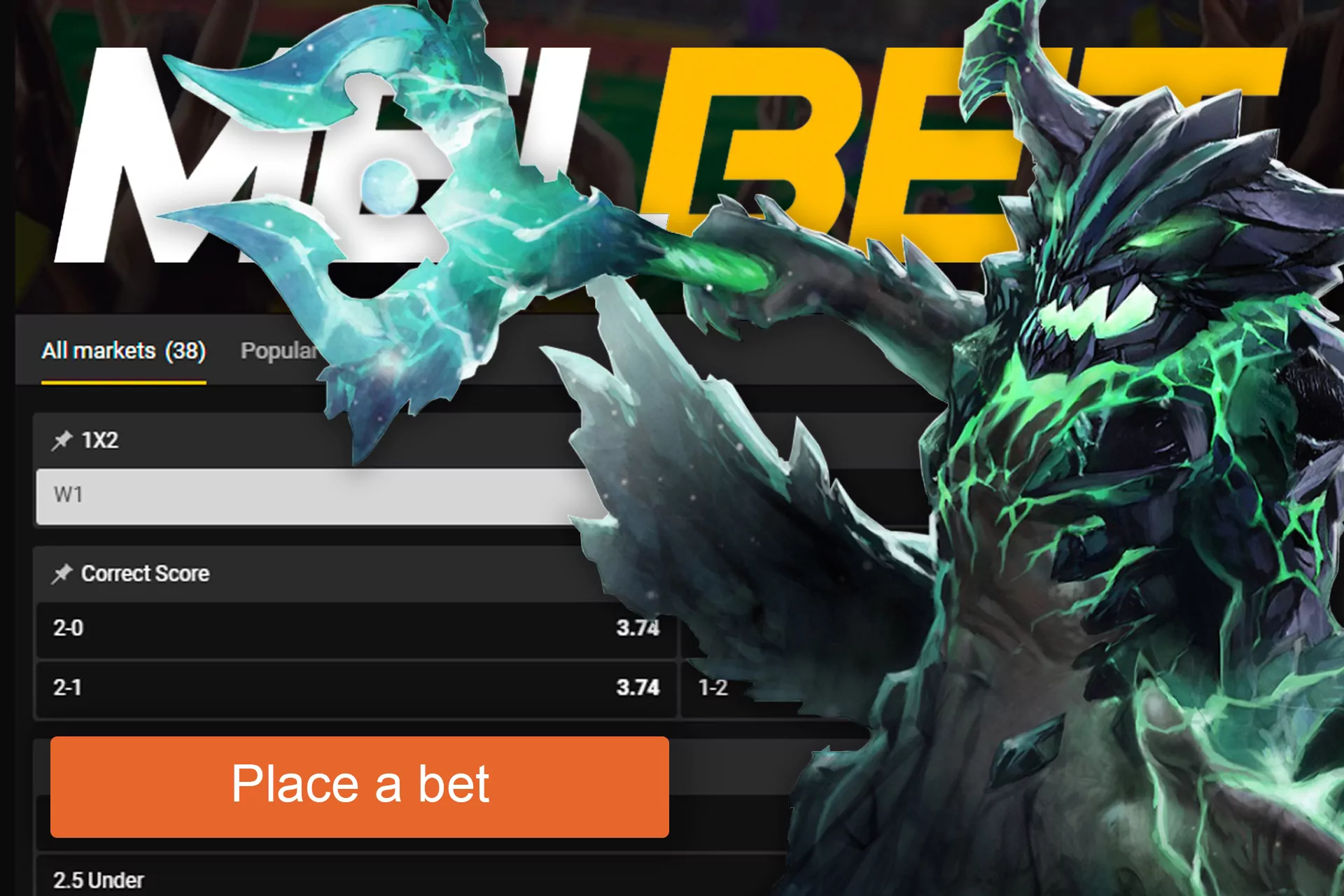 If you want to place a bet on a match of LoL, you should look through the list of events and choose one.