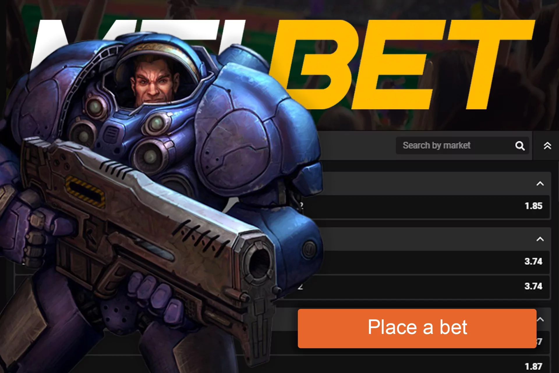 If you can predict an outcome of a Starcraft II match, place a bet on Melbet.