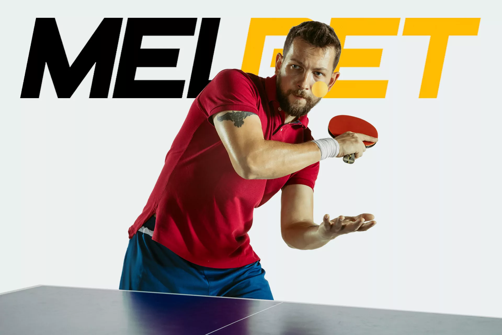 You can easily place a bet on a table tennis event at Melbet.