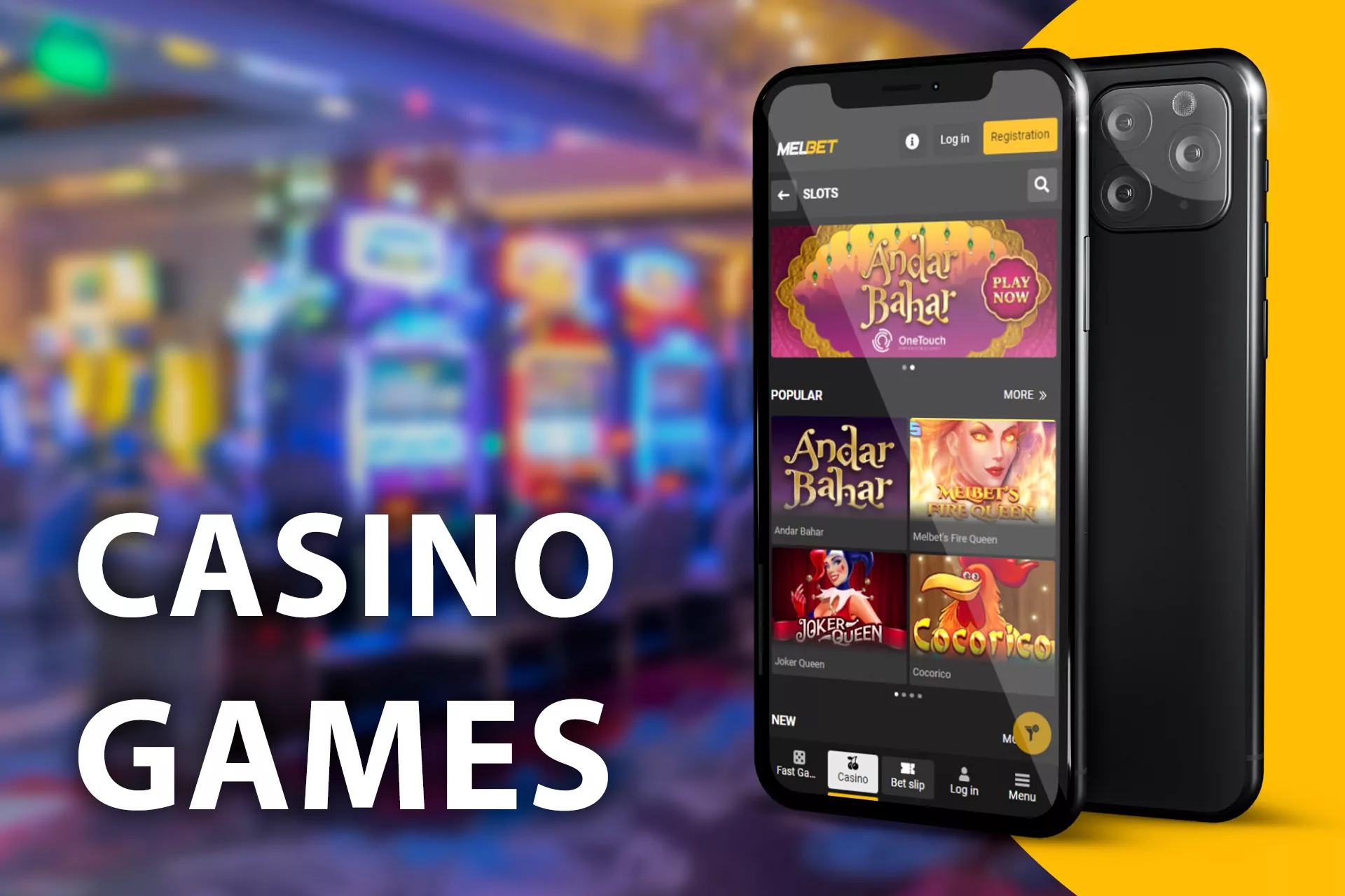 In the Melbet app there is a wide assortment of casino games.