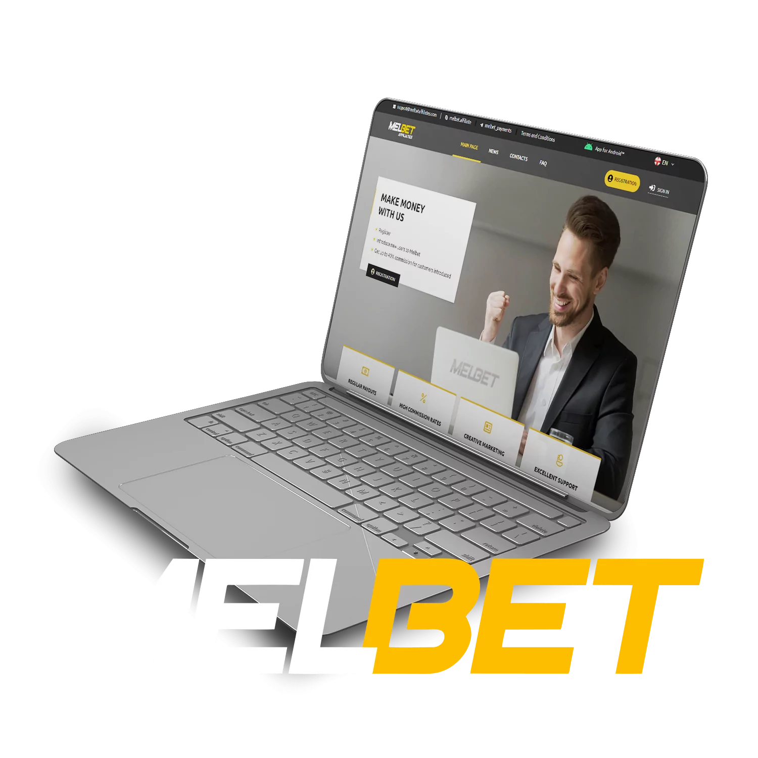 Choose a bonus program from Melbet.