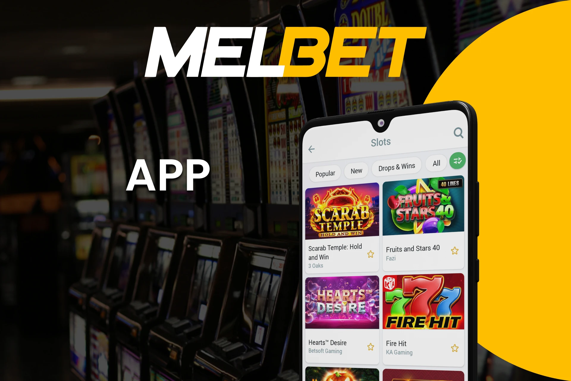 Install the Melbet app to play Jackpot.