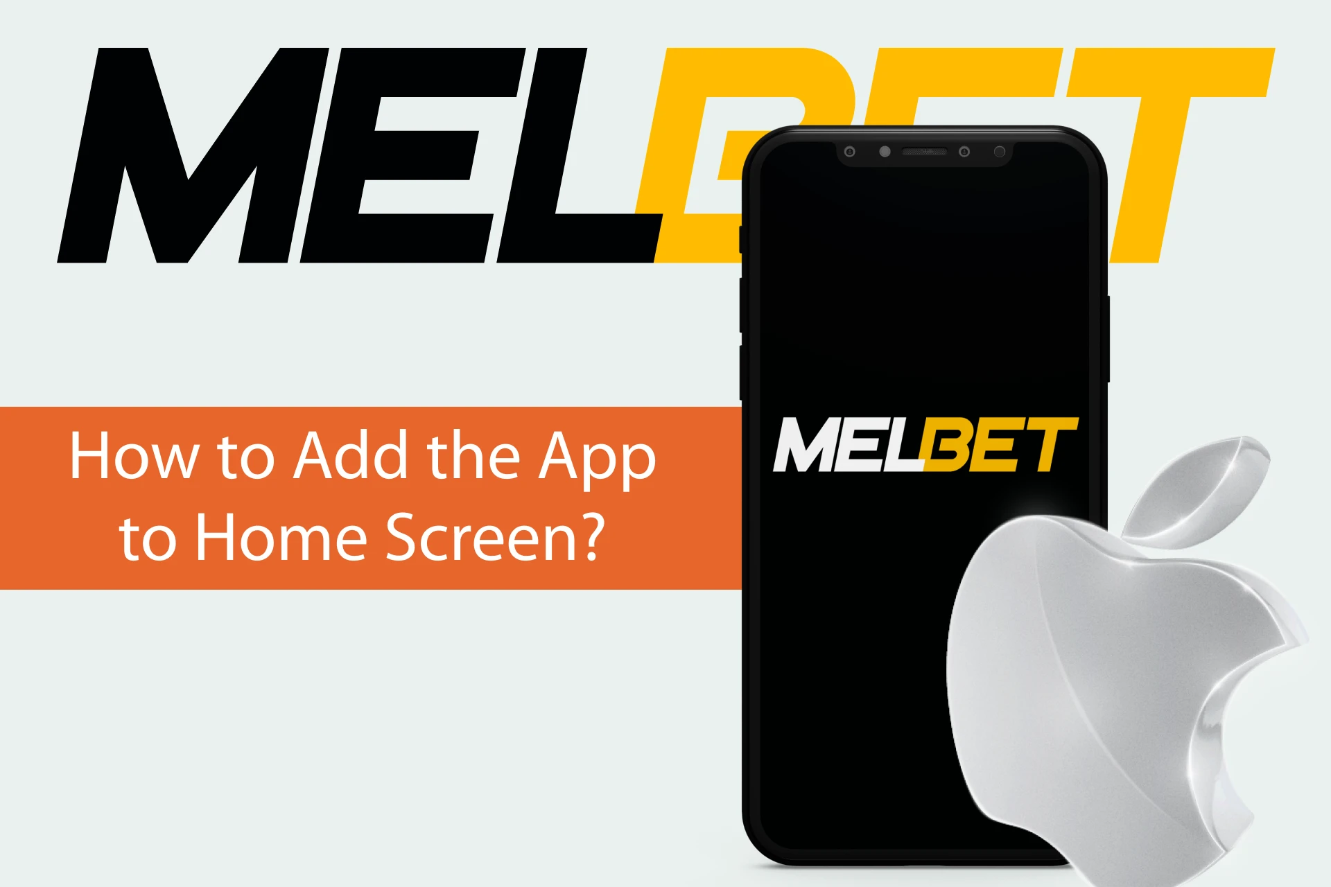 Follow these steps to add the Melbet app to your iOS home screen.
