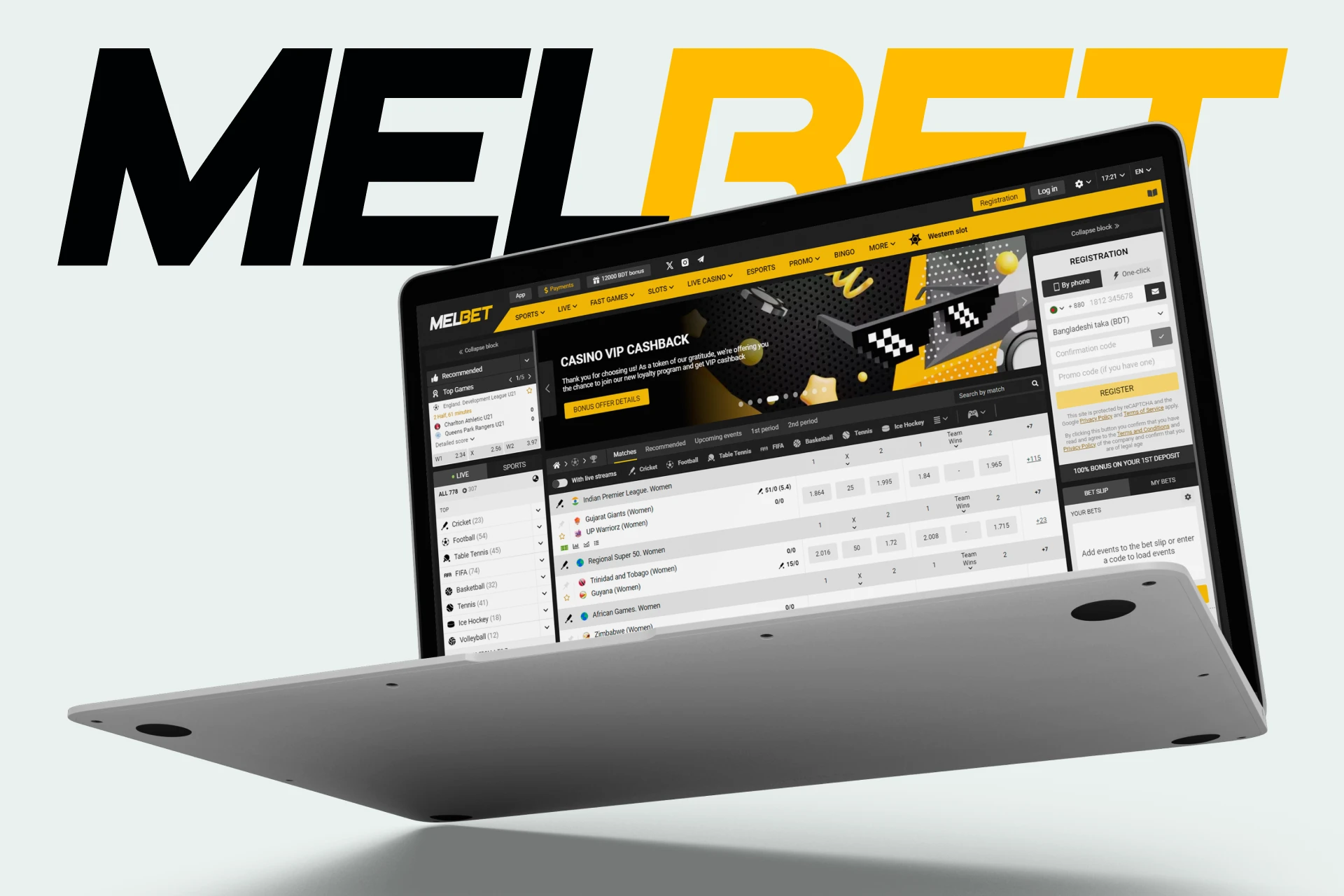 Melbet app can be used on Windows and macOS devices.