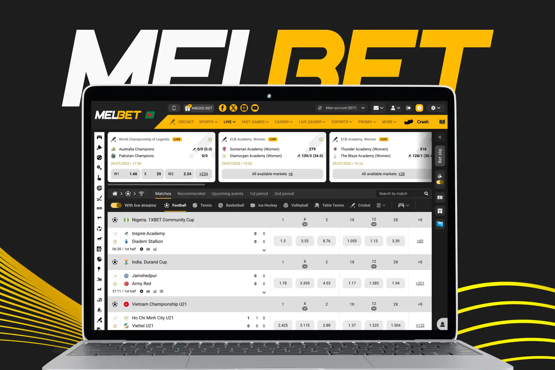 Bet confidently at Melbet with easy navigation, clear odds, and a variety of bet types for all players.