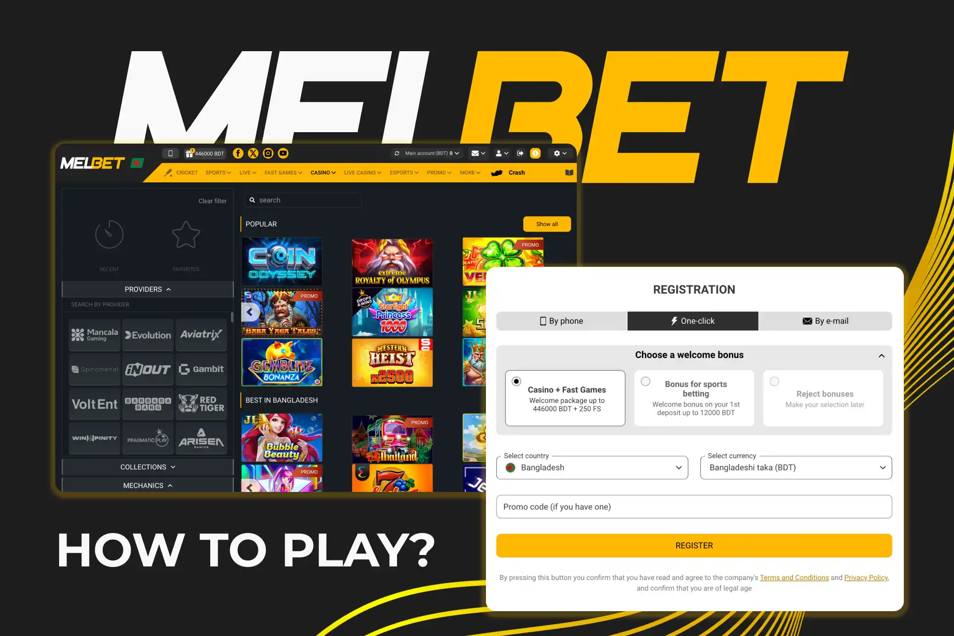 Join Melbet casino now by clicking the button and placing your first bet easily.