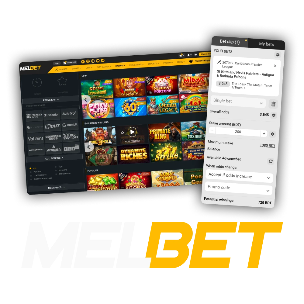 Detailed instructions on how to bet and play at Melbet.