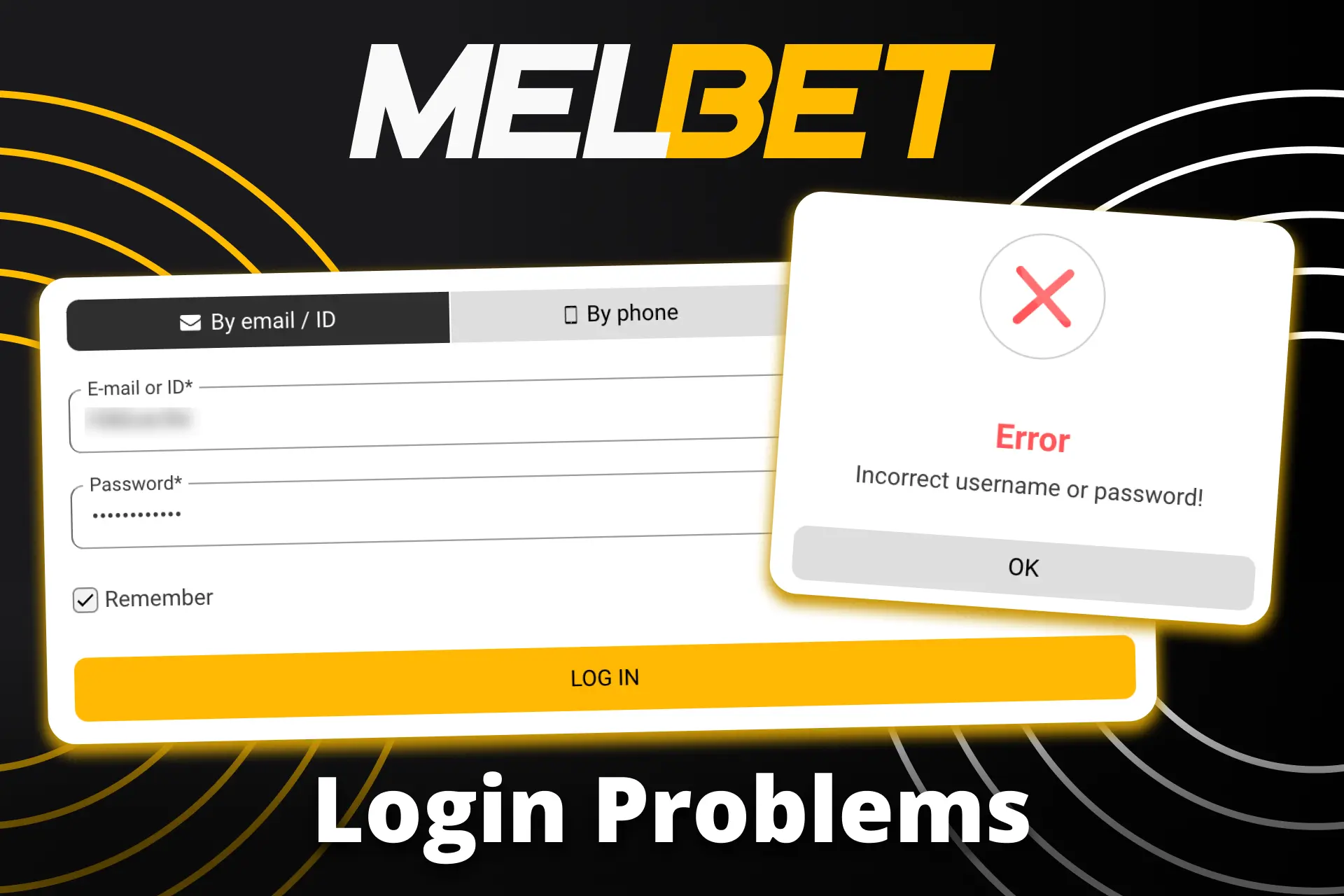 Check out the main issues you might run into when logging into your Melbet account.