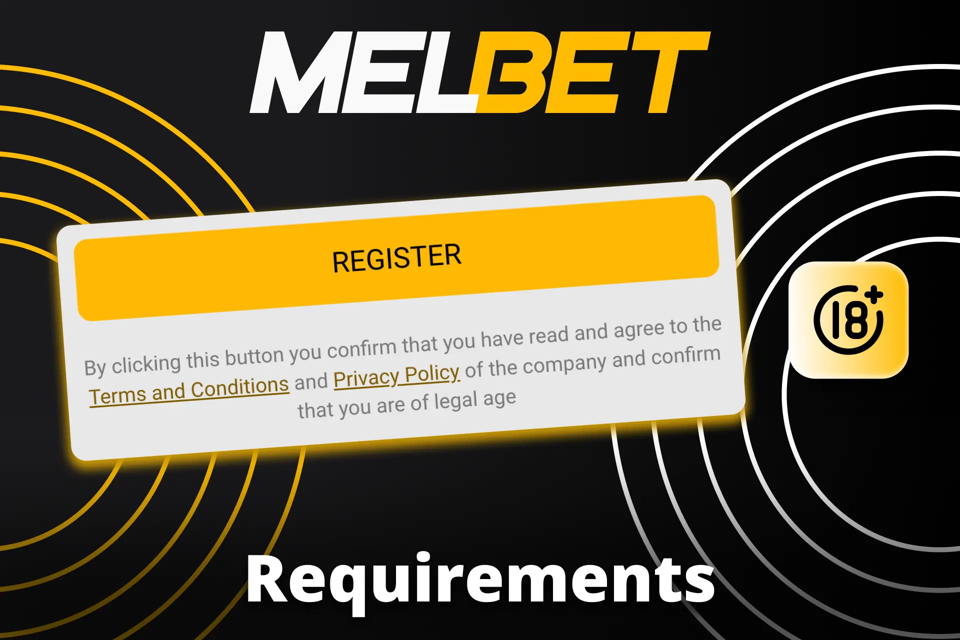 Follow the registration requirements not to be banned at Melbet.