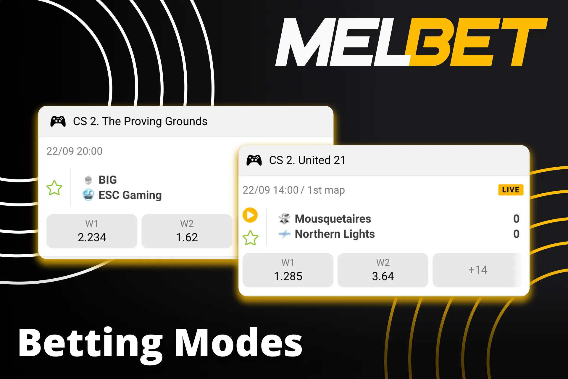 Start CS2 betting with Melbet, follow matches live today.