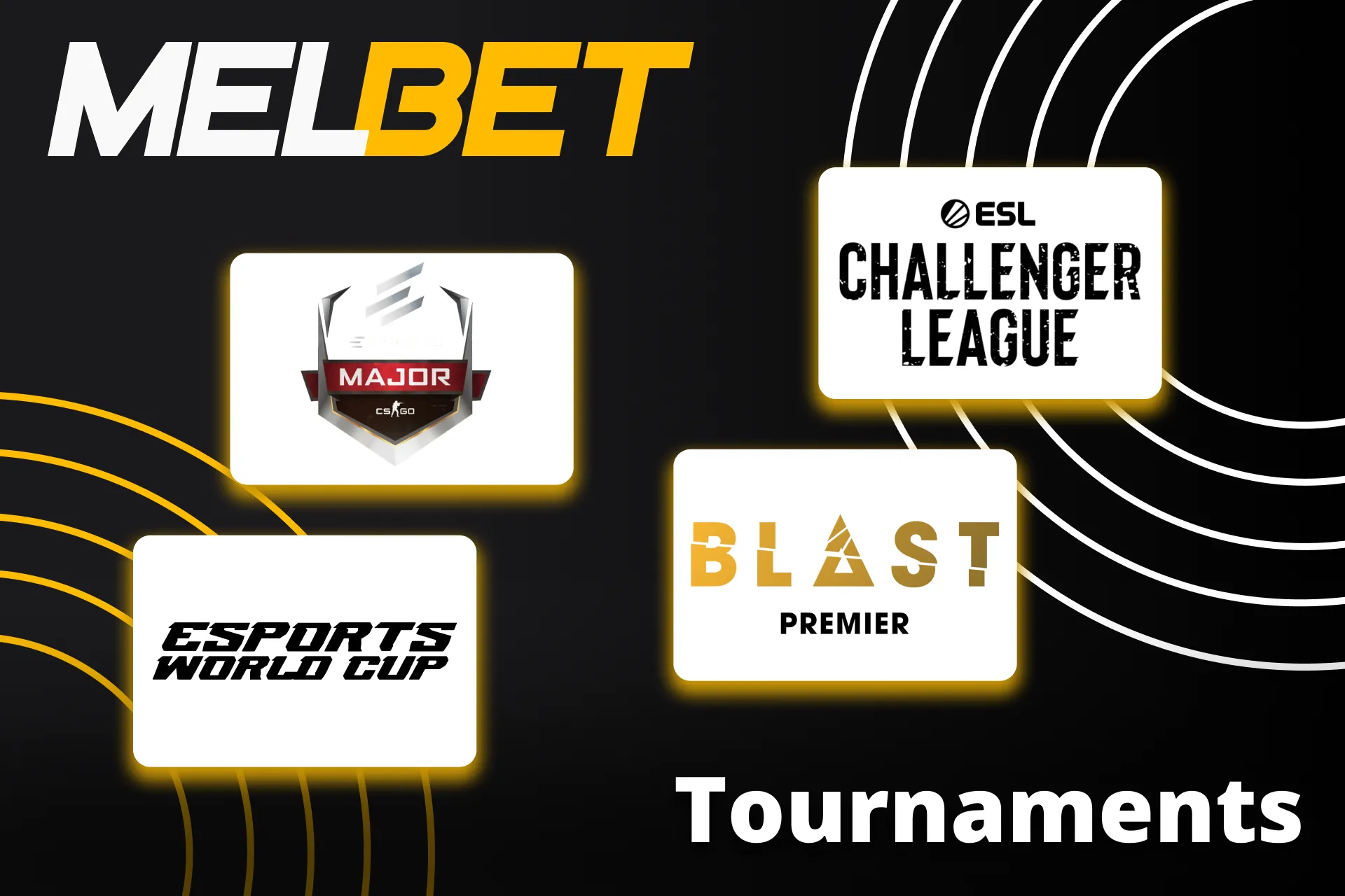 Top CS2 tournaments on Melbet, place your bets anytime.