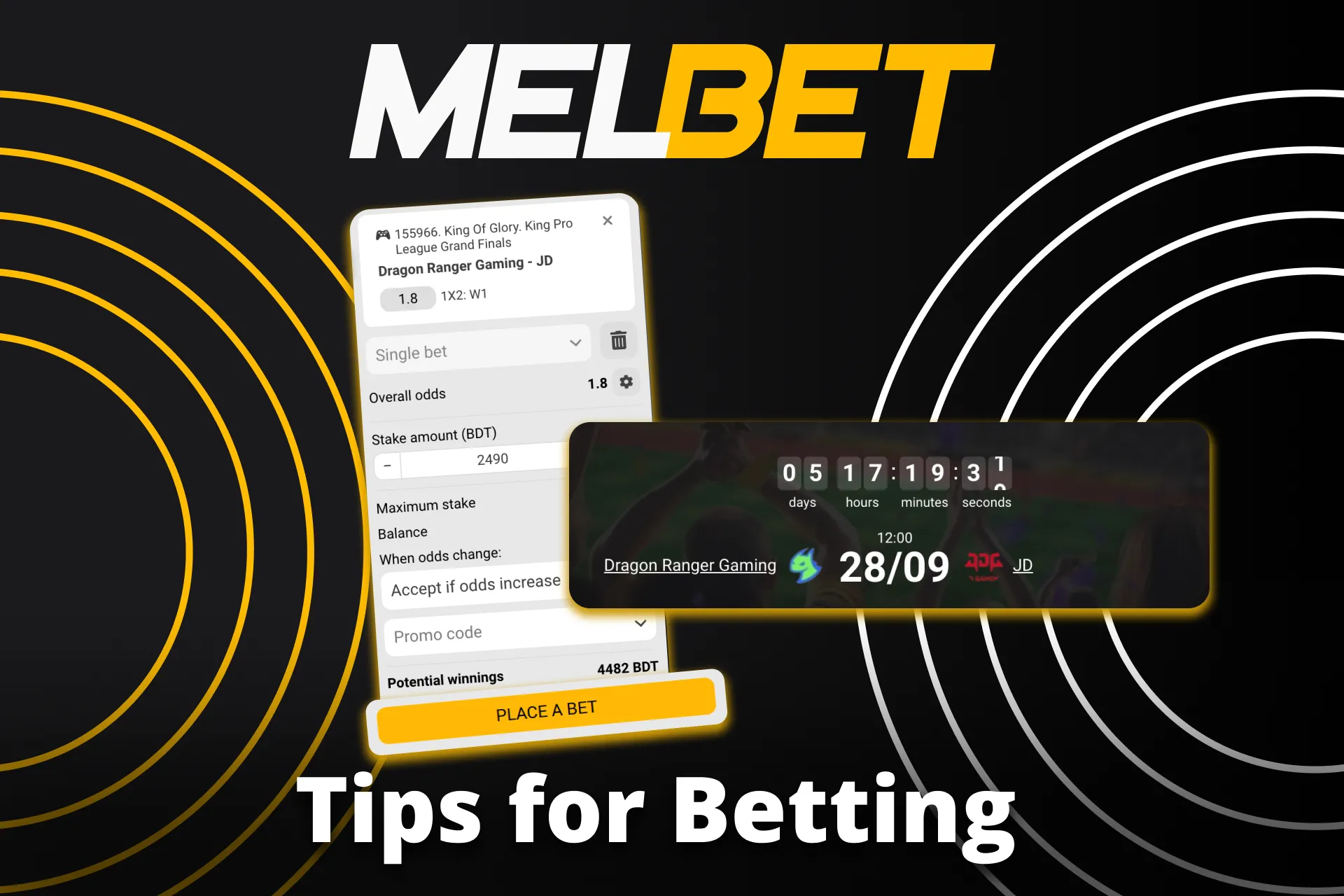 Join Melbet, use expert strategies for King of Glory bets.