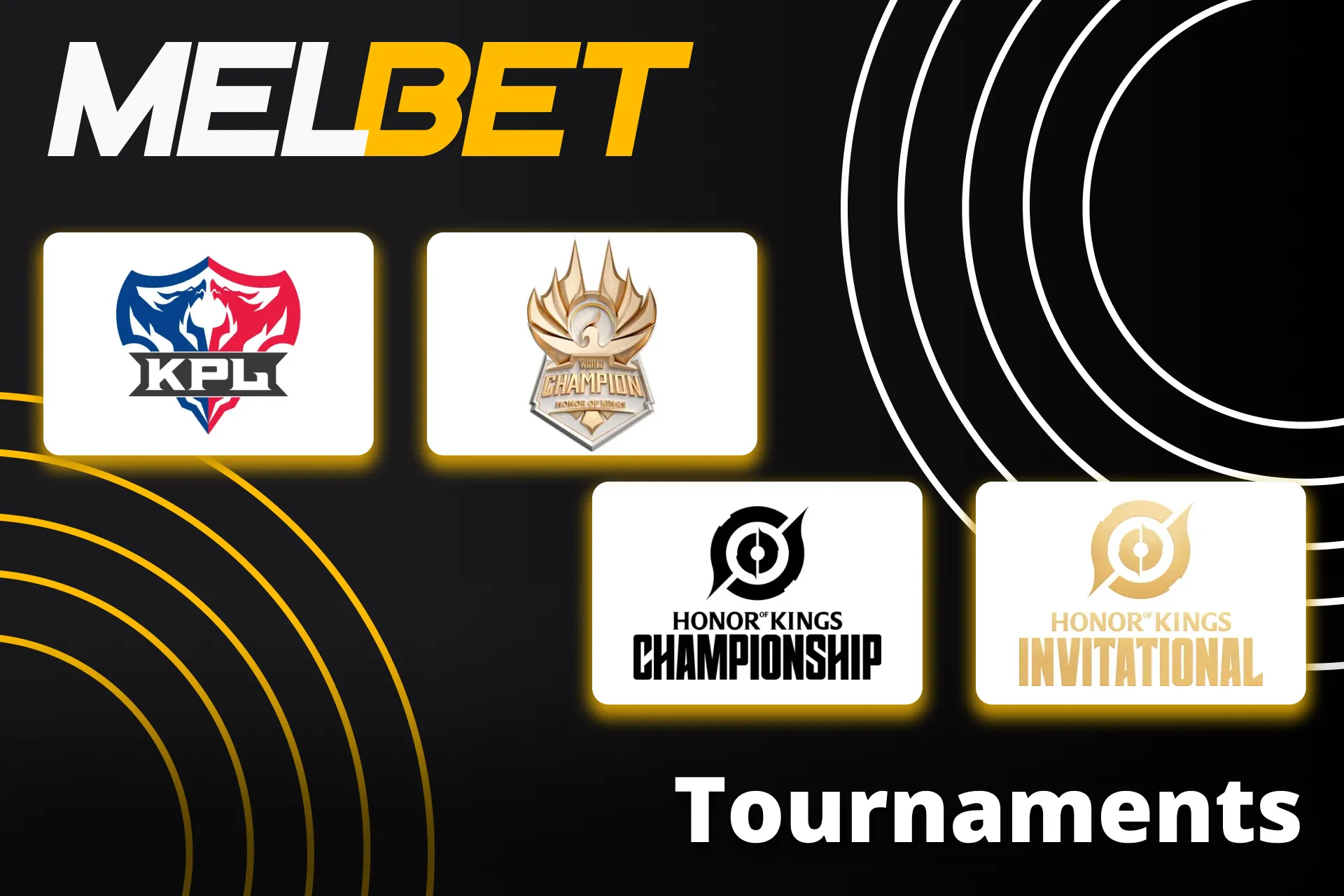 Bet on top King of Glory tournaments at Melbet.