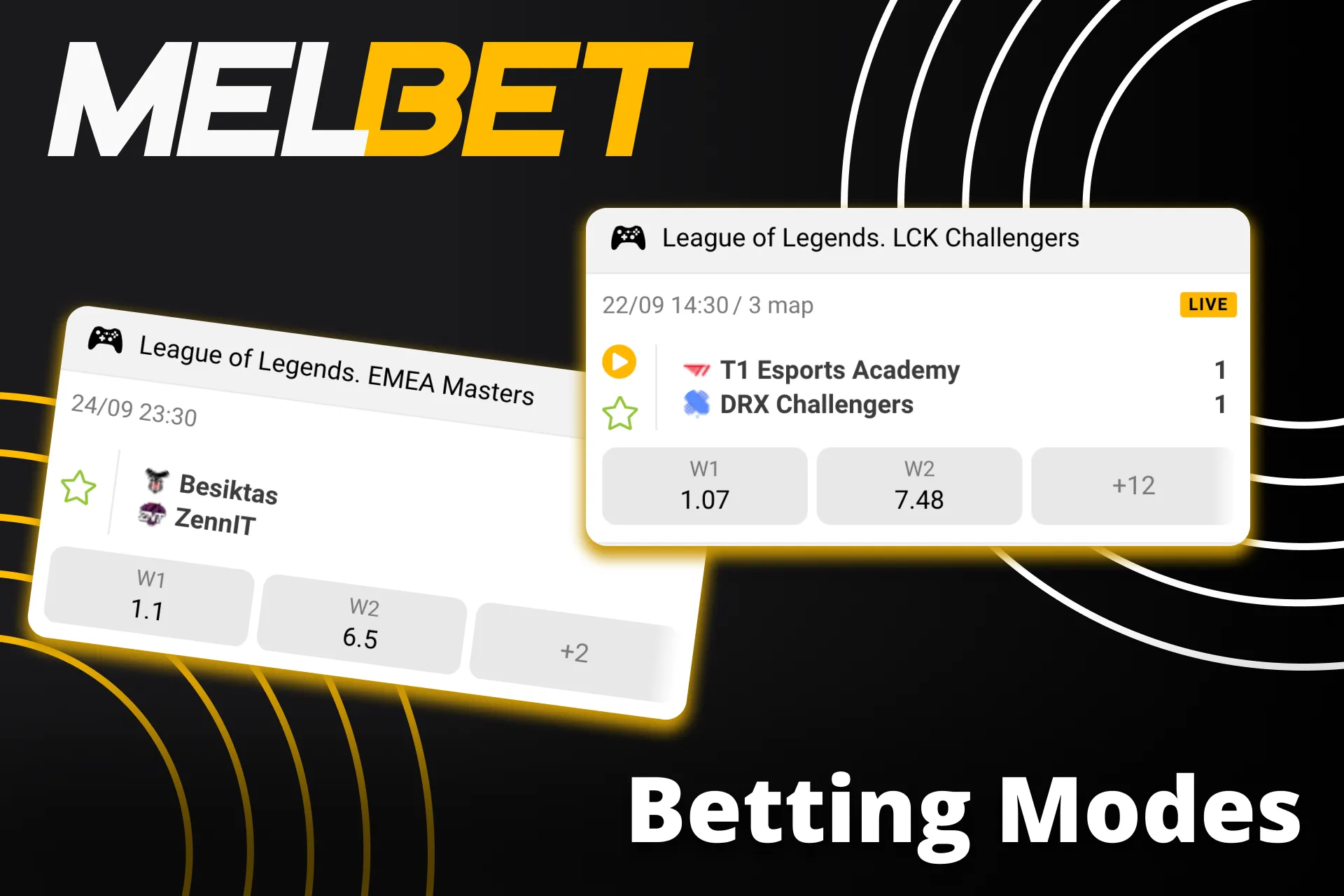 Bet on LoL pre-match at Melbet, lock in odds early.