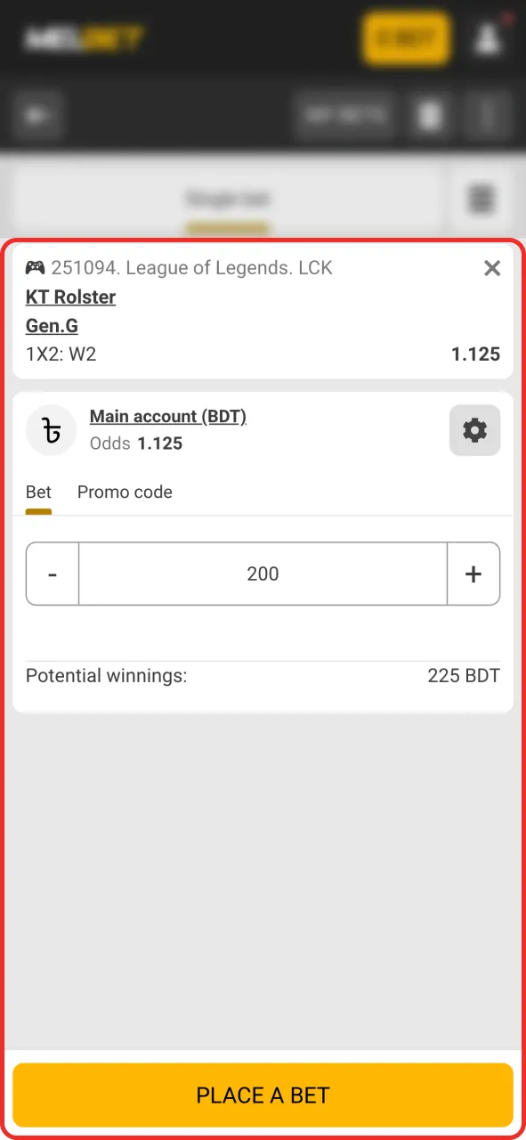 Bet on LoL tournaments with Melbet today.