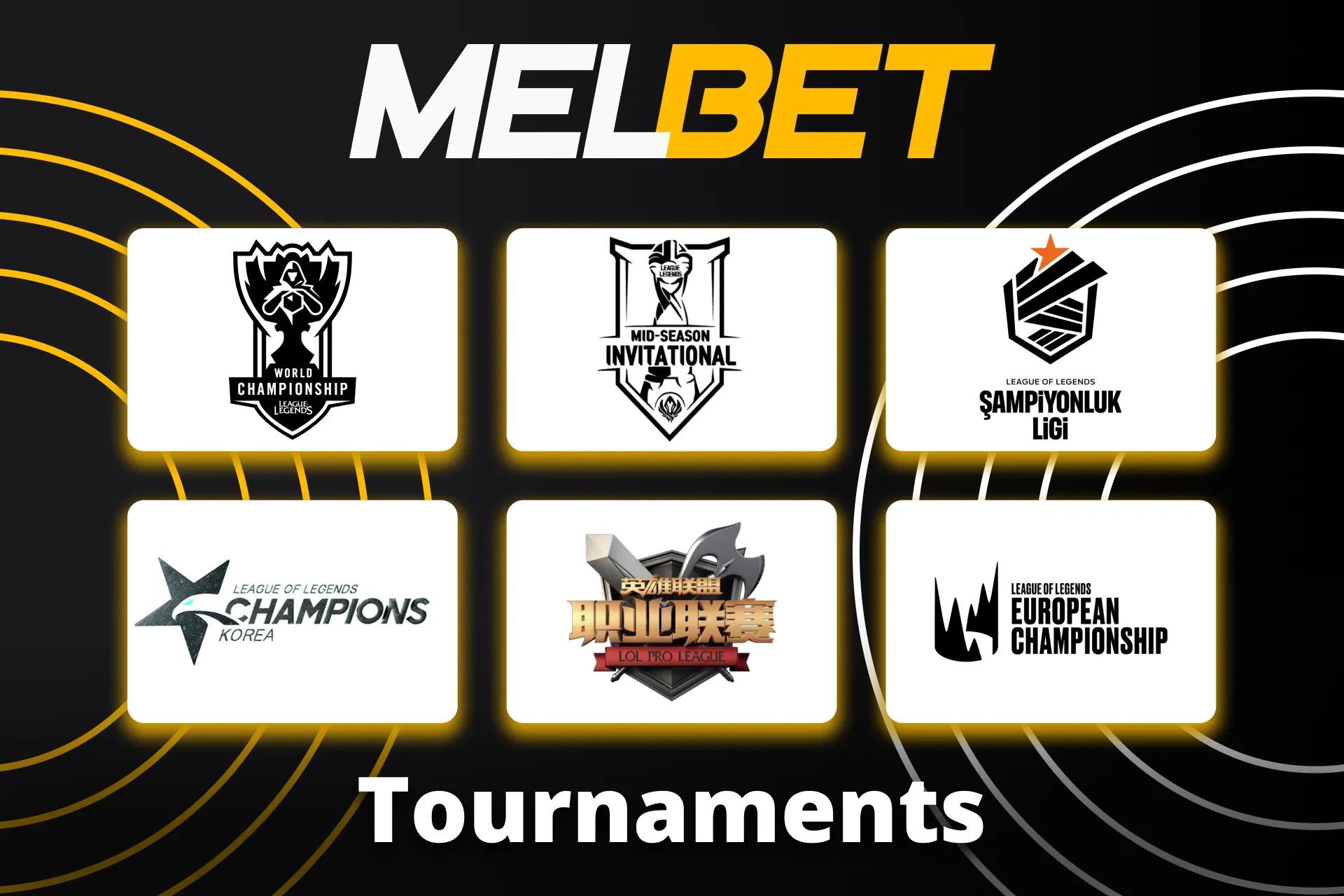 Melbet LoL betting, follow European and Asian championship leagues.