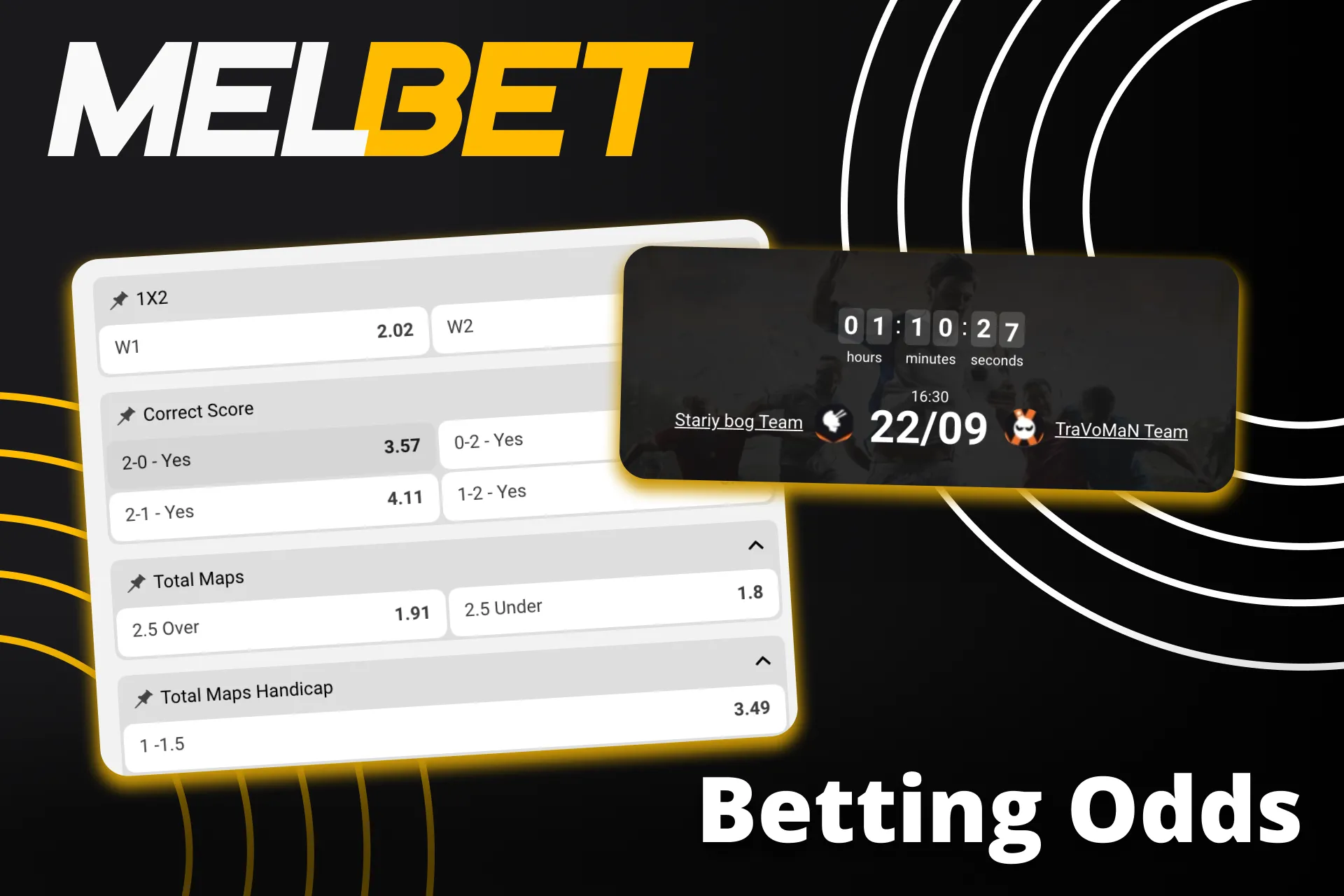 Check Dota 2 odds at Melbet, bet on top events.