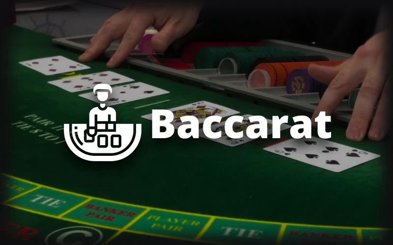 Choose Baccarat from the Jackpot section on Melbet.