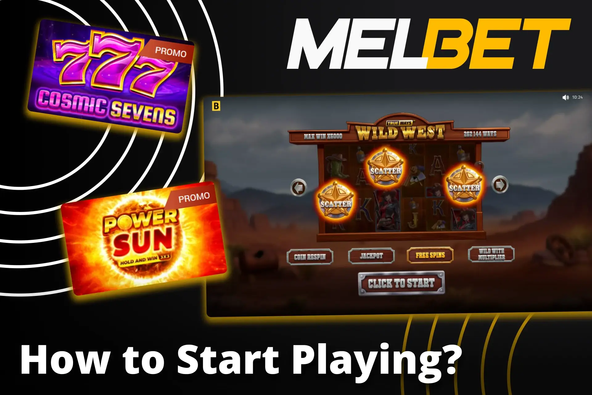 Go to the appropriate Melbet section to play Jackpot.