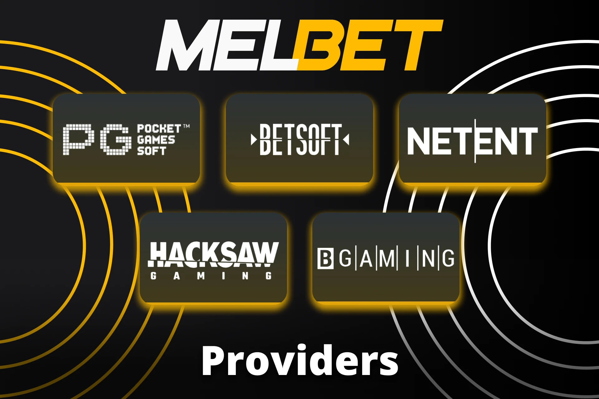 Melbet provides many providers for Slots.