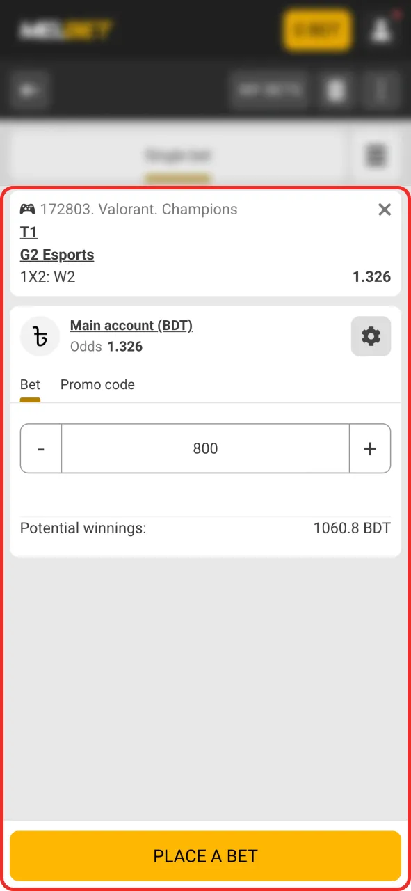 Place your first Valorant bet at Melbet now.