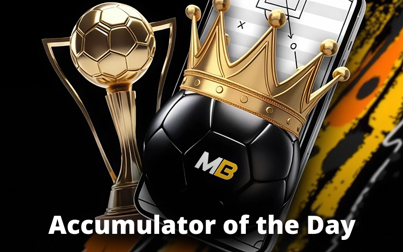 দিনের সেরা Melbet অ্যাকিউমুলেটরের উপর বাজি ধরুন এবং জিতলে দশ শতাংশ চূড়ান্ত অডস বুস্ট পাবেন।