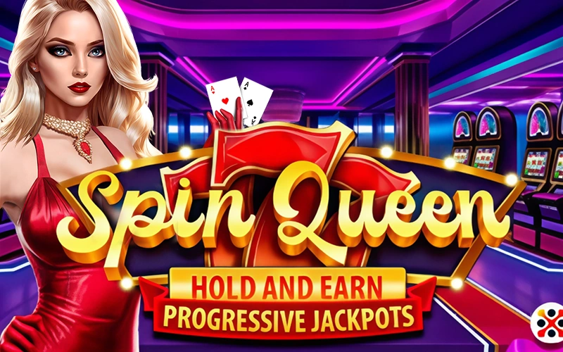Try the Spin Queen slot at Melbet with progressive jackpots and the Hold and Earn feature.